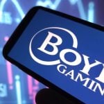 Boyd Gaming company logo displayed on mobile phone
