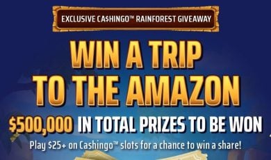 DraftKings Cashingo rainforest giveaway