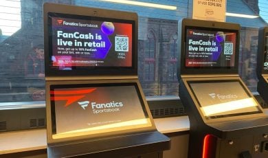 Fans place bets at a Fanatics Sportsbook