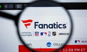 Illustrative Editorial of FANATICS.COM website homepage