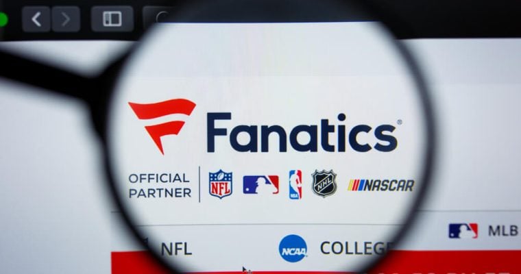 Illustrative Editorial of FANATICS.COM website homepage