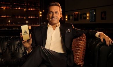 Jon Hamm lounge for BetMGM