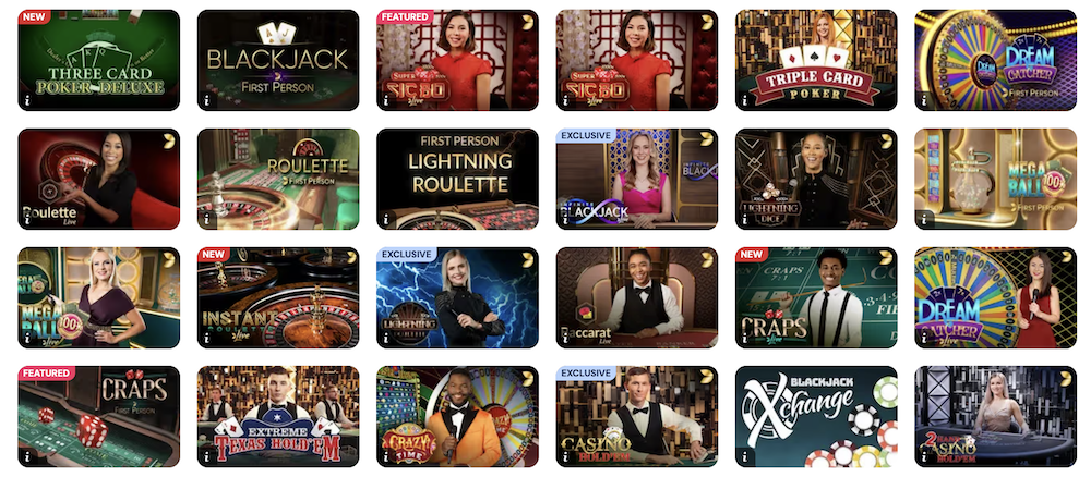 Live Dealer Games at BetRivers.net