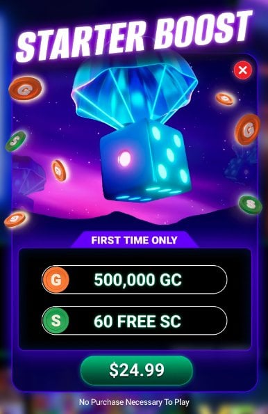 LoneStar Casino First Purchase Bonus