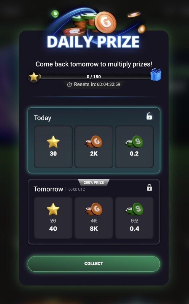 LoneStar Daily Log In Bonus Offer