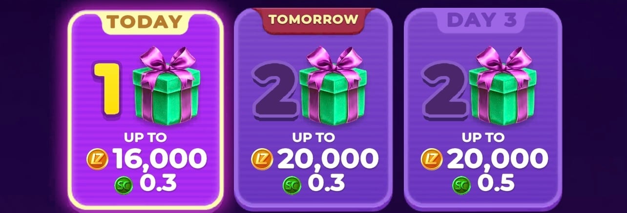 4. 7-day login schedule, fully logged, including a deliberate streak-break test. icon