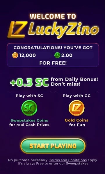 LuckyZino No Deposit Bonus