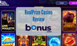 RealPrize Casino Promo Code Review Bonus.com
