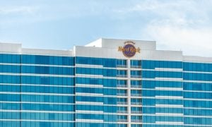 Seminole Hard Rock Cafe hotel and casino resort sign in Tampa