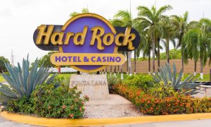 Sign of the Hard Rock hotel and casino