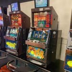 Slot machine casino interior