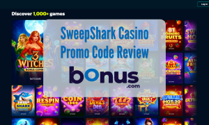 SweepShark Casino Promo Code Review Bonus.com