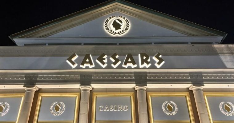 The exterior of Caesars Casino