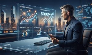 coinbase-says-prediction-markets-top-100m-as-it-expands-into-ipo-acces-featured