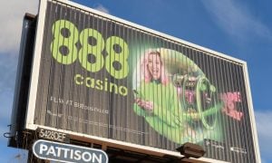 roadside advertisement for 888 Casino