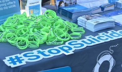 American Foundation for Suicide Prevention AFSP walkathon