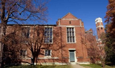 Famous Vanderbilt University campus in Nashville Tennessee