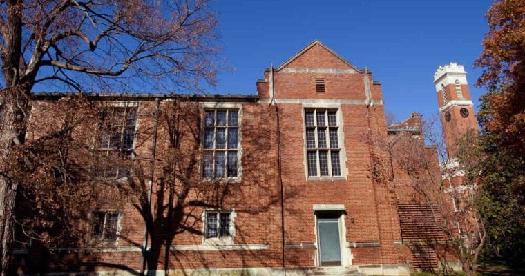 Famous Vanderbilt University campus in Nashville Tennessee