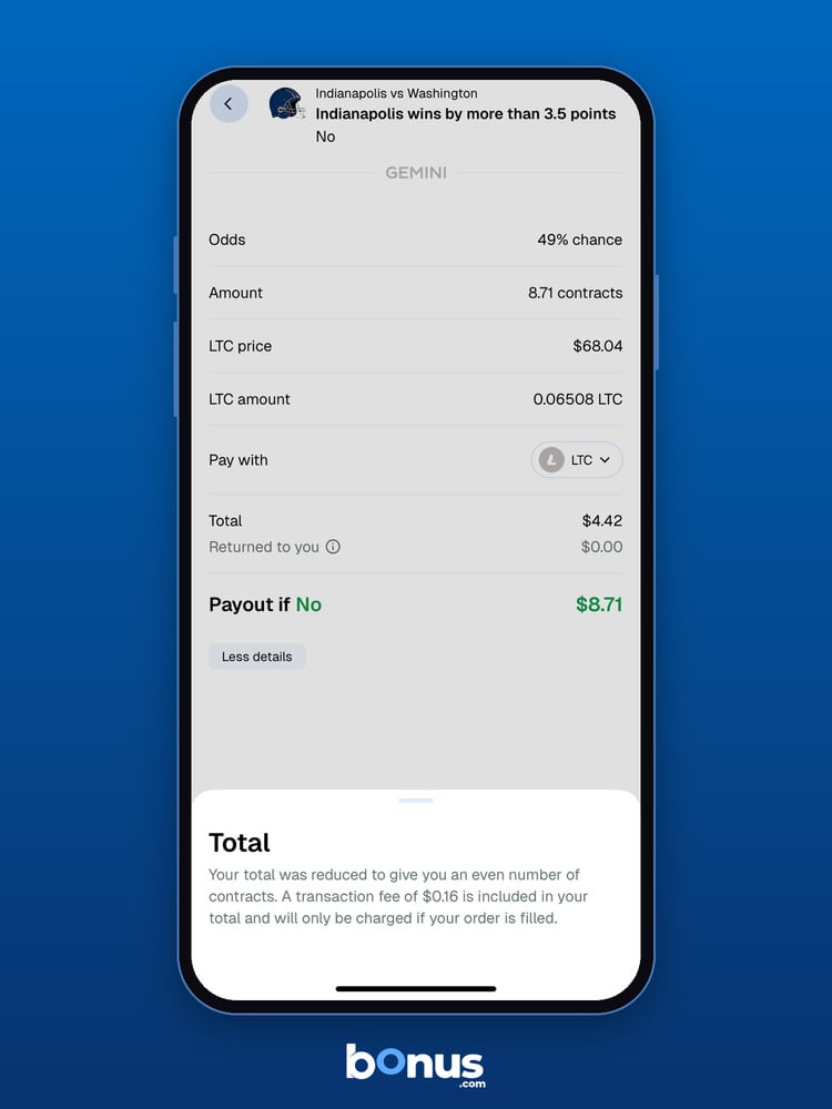 Gemini pro football prediction order details