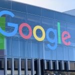 Google Logo On Glass Building Exterior