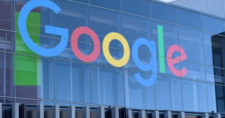 Google Logo On Glass Building Exterior