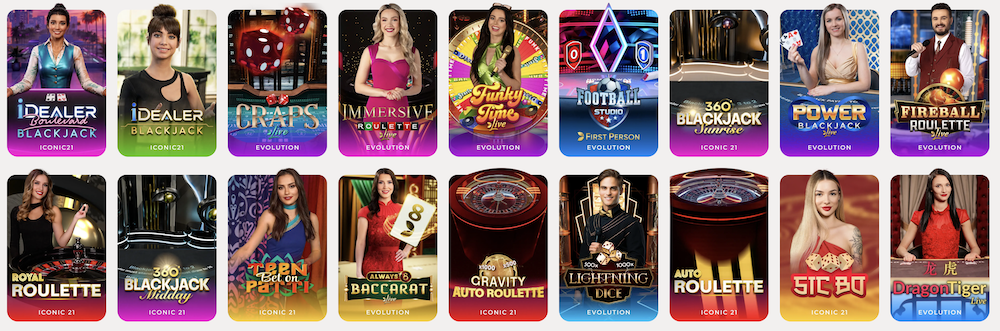 Live Dealer Games in California icon