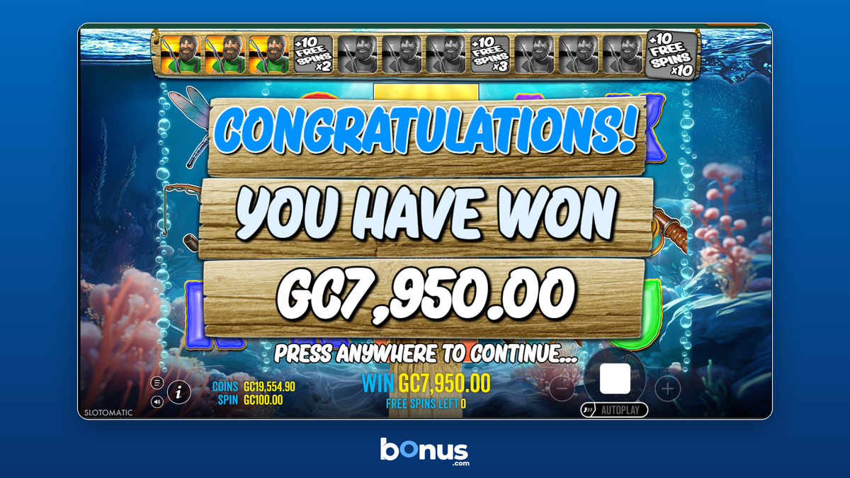 Lucky.Me - Fishing Quest Big Win - 8,000 GC