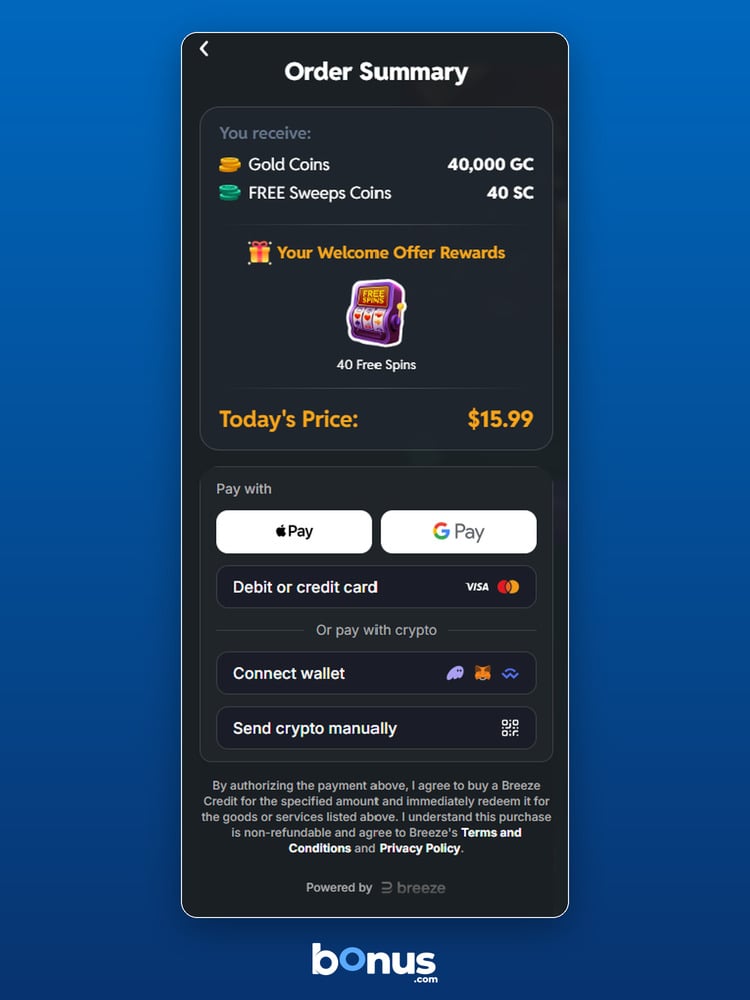 Lucky.Me - Order Summary & Payment Methods