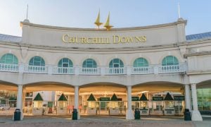 Main Entrance to Churchill Downs where the Kentucky Derby is held