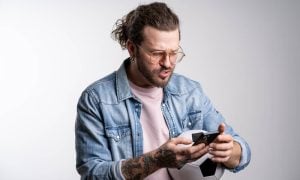 Man shocked and frustrated after losing soccer bet