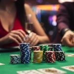 Poker Game in Casino