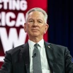 US Senator Tommy Tuberville speaks on the 1st day of CPAC Washington, DC conference at Gaylord National Harbor Resort Convention