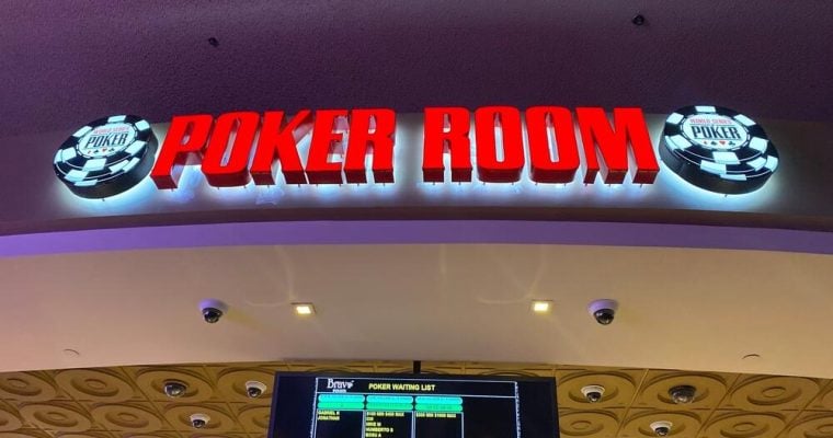 World Series of Poker room at Caesars Palace Resort and Casino in Las Vegas