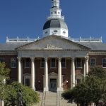Maryland State House: Maryland State House as seen from College Ave