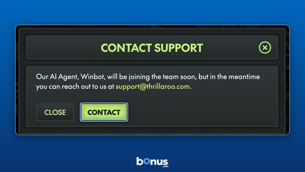 the support reply that came back, citing a real figure from this specific account.