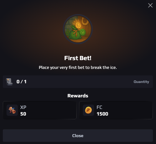 1. Welcome Reward Claimed icon
